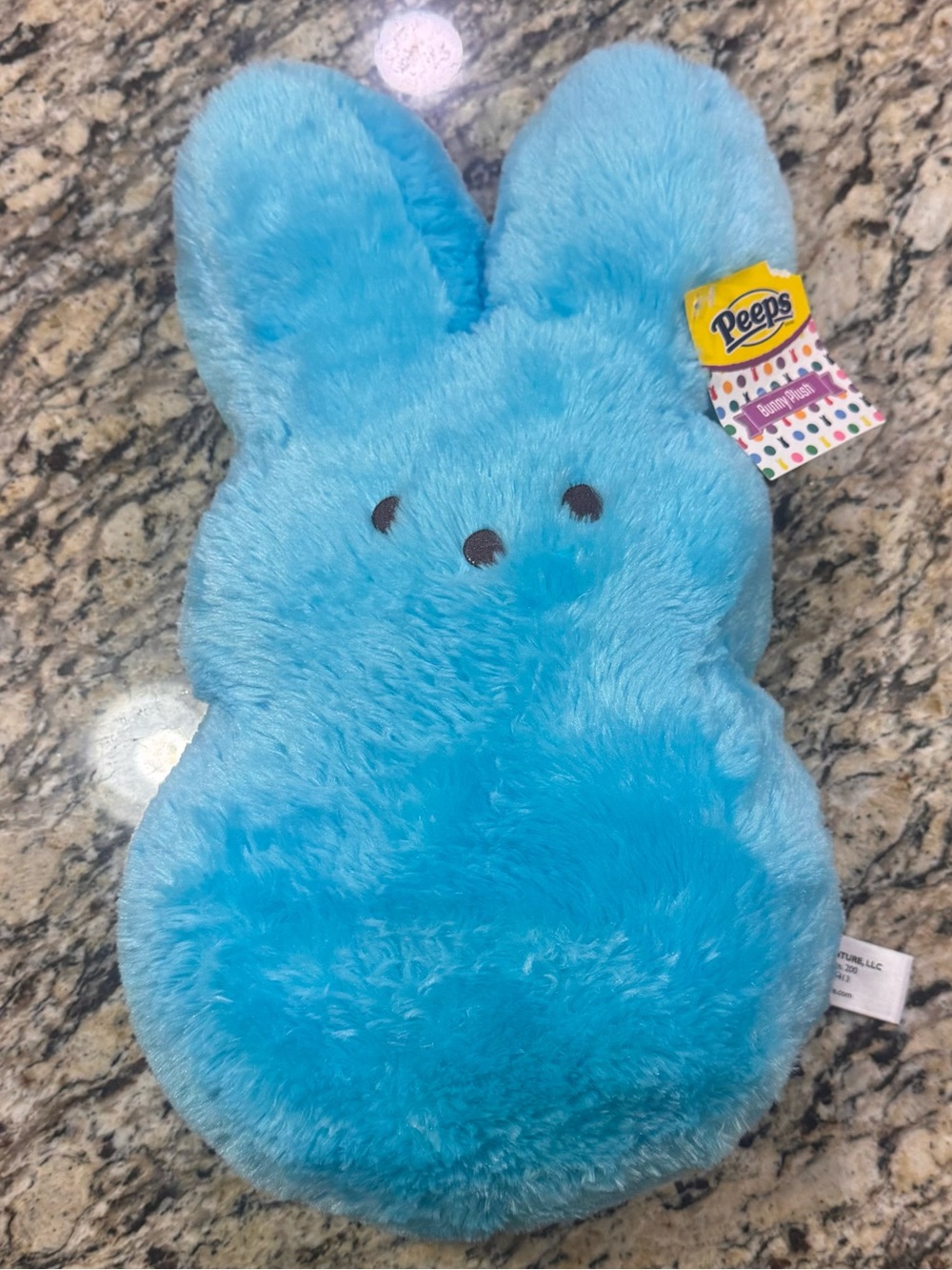 Peeps Blue Bunny Plush Stuffed Animal